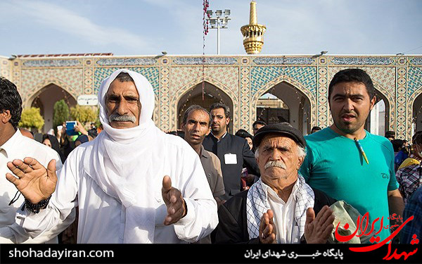 عکس/حرم رضوی در شب میلاد امام رضا(ع)