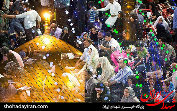 عکس/حرم رضوی در شب میلاد امام رضا(ع)