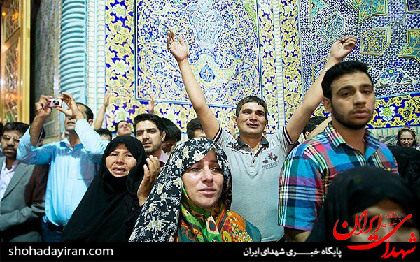 عکس/حرم رضوی در شب میلاد امام رضا(ع)
