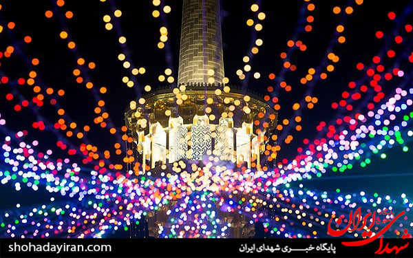 عکس/حرم رضوی در شب میلاد امام رضا(ع)