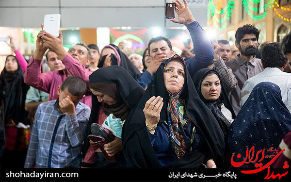 عکس/حرم رضوی در شب میلاد امام رضا(ع)