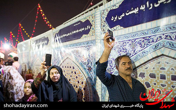 عکس/حرم رضوی در شب میلاد امام رضا(ع)