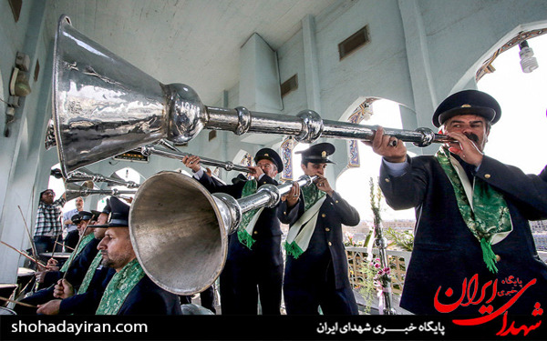 عکس/آیین نقاره نوازی در سالروز ولادت امام رضا (ع) - مشهد