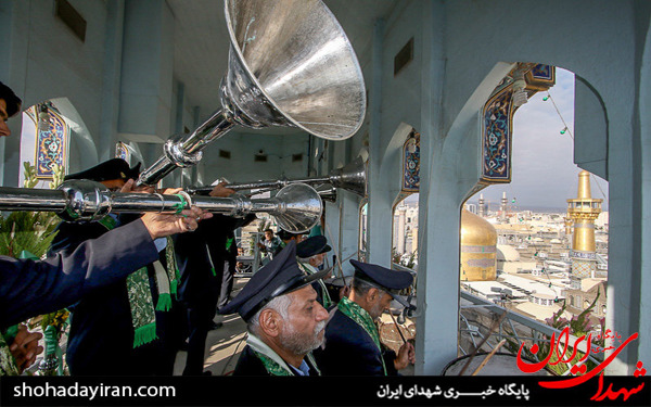 عکس/آیین نقاره نوازی در سالروز ولادت امام رضا (ع) - مشهد