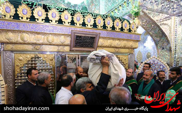 عکس/آیین غبارروبی حرم سید علاءالدین حسین (ع)