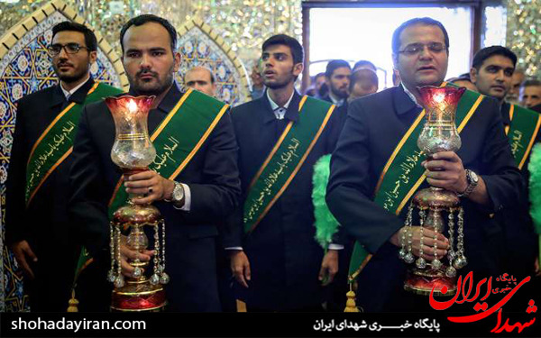 عکس/آیین غبارروبی حرم سید علاءالدین حسین (ع)