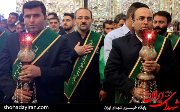 عکس/آیین غبارروبی حرم سید علاءالدین حسین (ع)