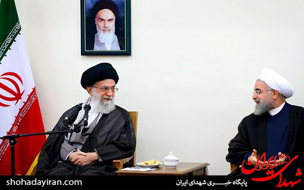 عکس/دیدار رئیس جمهور و اعضای هیئت دولت با مقام معظم رهبری