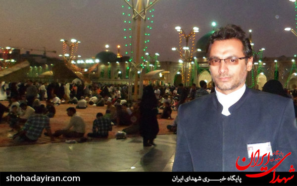 عکس/غواصی که خادم امام رضا شد