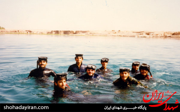 عکس/غواصی که خادم امام رضا شد