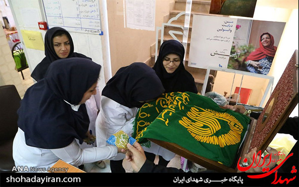 عکس/پرچم حرم رضوی در بجنورد