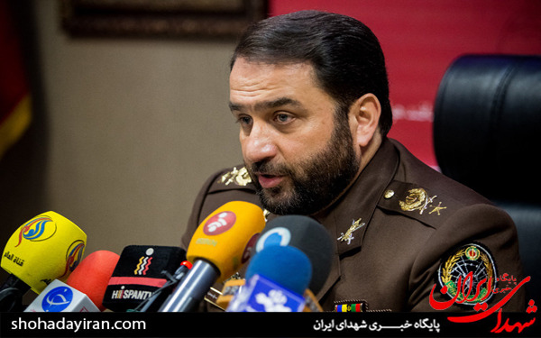 عکس/نشست خبری فرمانده قرارگاه پدافند هوایی
