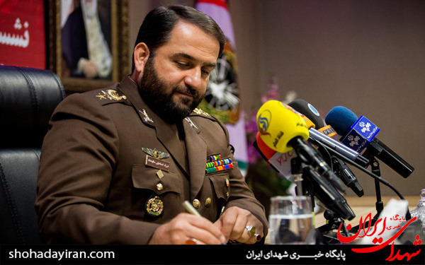 عکس/نشست خبری فرمانده قرارگاه پدافند هوایی