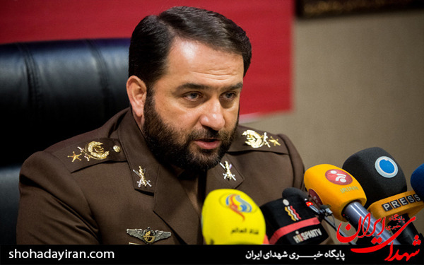 عکس/نشست خبری فرمانده قرارگاه پدافند هوایی