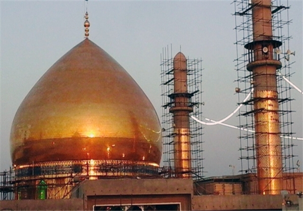 گنبد طلای مرقد امامین عسکریین(ع)