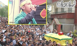 پیکر مطهر مداح جوان حزبالله تشییع شد + تصاویر پیکر مطهر مداح جوان حزبالله تشییع شد + تصاویر