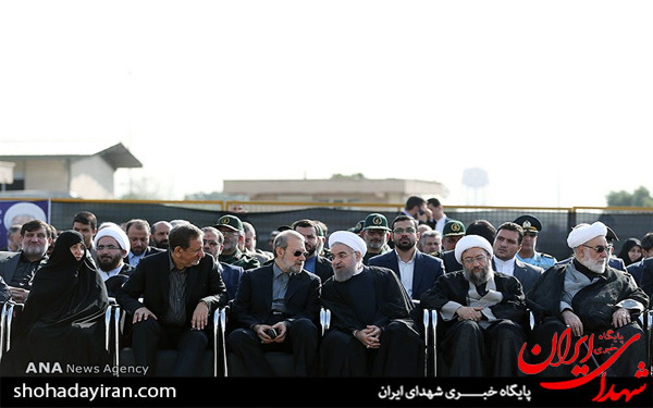 عکس/مراسم استقبال رسمی از جانباختگان فاجعه منا با حضور روسای قوا