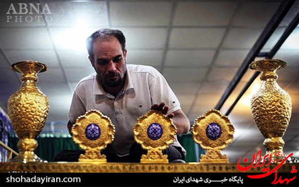 عکس/رونمایی از دو نیم ضریح مقام علمدار در خیمه‌گاه