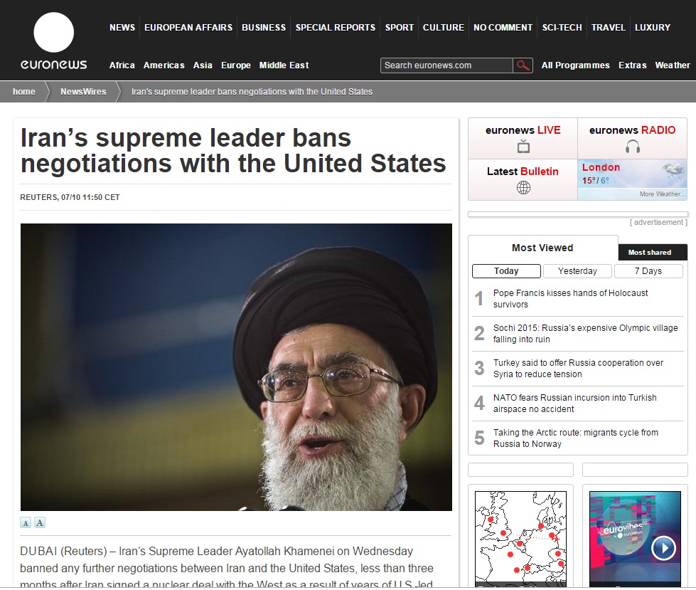واکنش رسانههای جهان به سخنان امروز رهبر انقلاب+تصاویر واکنش رسانههای جهان به سخنان امروز رهبر انقلاب+تصاویر