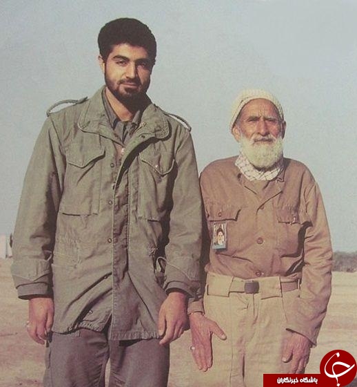 تصاویری از جوانی سردار سلیمانی در جبهه تصاویری از جوانی سردار سلیمانی در جبهه