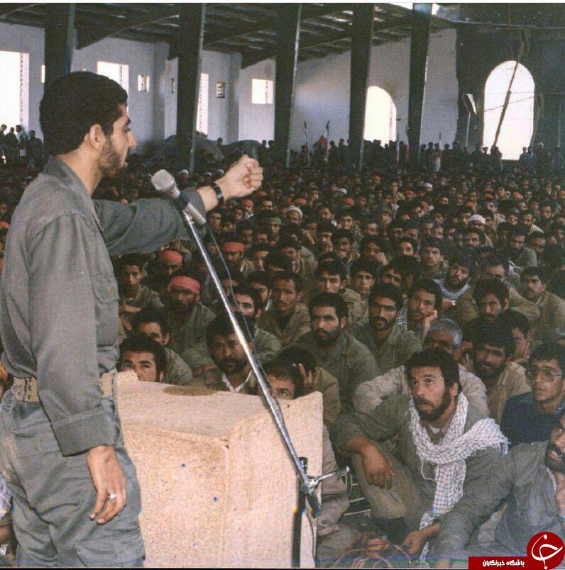 تصاویری از جوانی سردار سلیمانی در جبهه تصاویری از جوانی سردار سلیمانی در جبهه