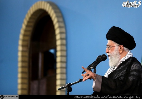 تکبیر پاسداران در پی سخنان کوبنده رهبری+عکس
