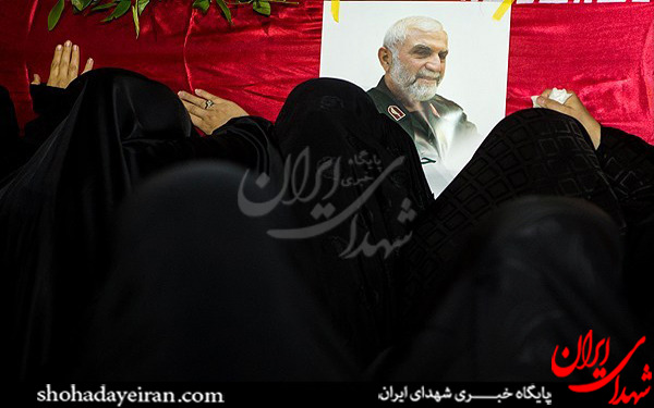 عکس/مراسم استقبال از پیکر شهید حسین همدانی