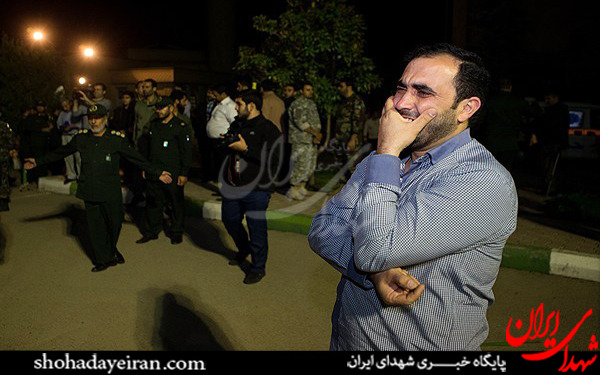 عکس/مراسم استقبال از پیکر شهید حسین همدانی