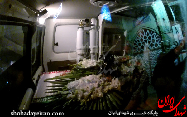 عکس/مراسم استقبال از پیکر شهید حسین همدانی
