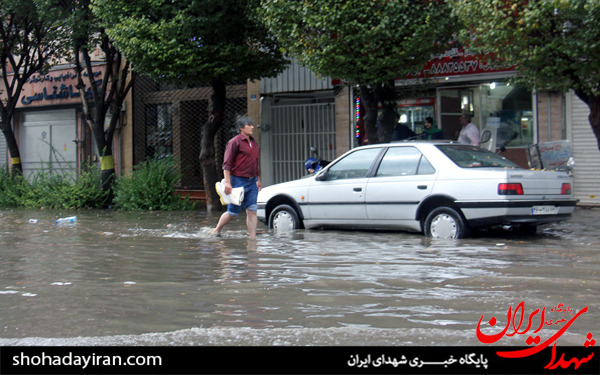 عکس/بارش شدید باران در تهران