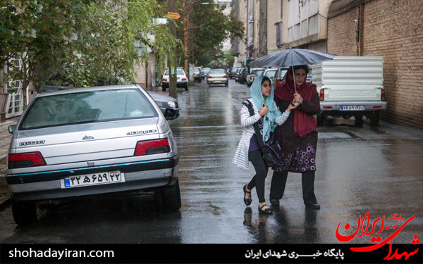 عکس/بارش شدید باران در تهران