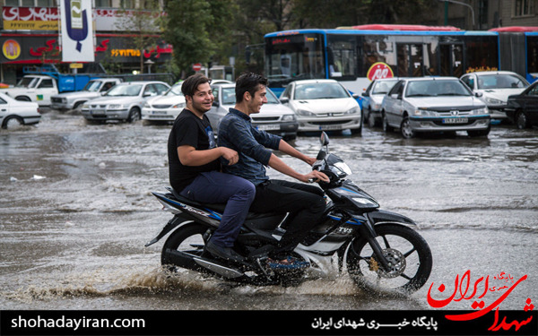 عکس/بارش شدید باران در تهران