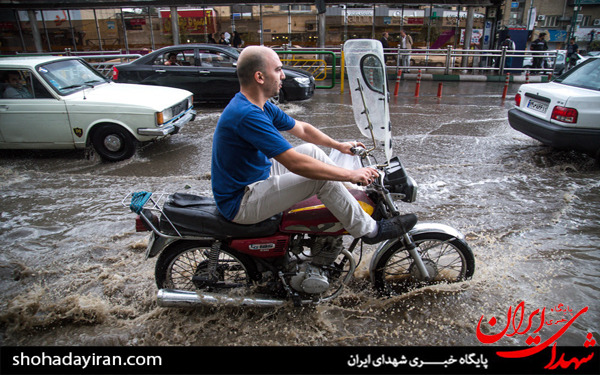 عکس/بارش شدید باران در تهران