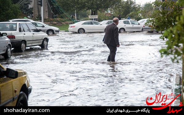 عکس/بارش شدید باران در تهران