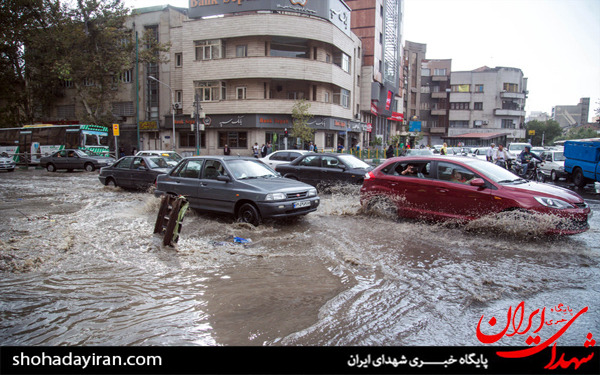 عکس/بارش شدید باران در تهران