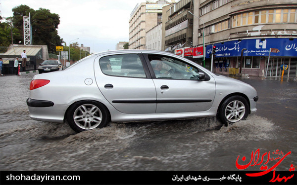 عکس/بارش شدید باران در تهران