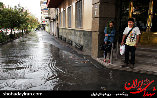 عکس/بارش شدید باران در تهران