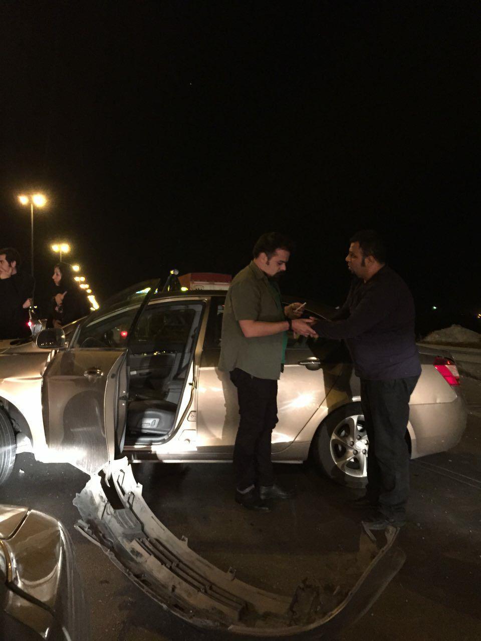 گروه ناظری‌ها دچار سانحه تصادف شدند + عکس