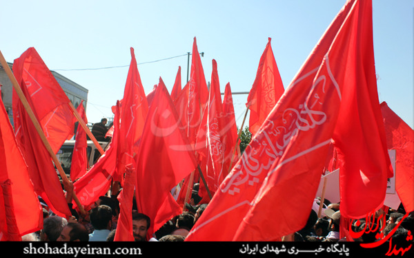 عکس/مراسم تشییع پیکر مطهر شهید حسین همدانی