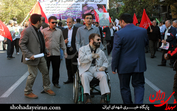 عکس/مراسم تشییع پیکر مطهر شهید حسین همدانی