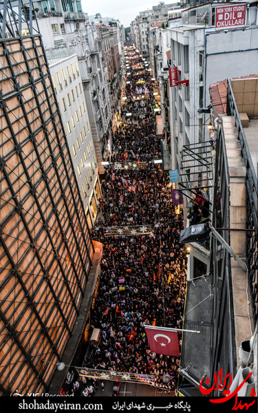 عکس/ تظاهرات در استانبول برای برکناری اردوغان