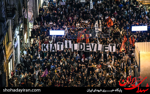 عکس/ تظاهرات در استانبول برای برکناری اردوغان