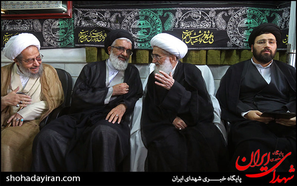 عکس/مجلس ختم سردار همدانی در دفتر آیت الله نوری همدانی