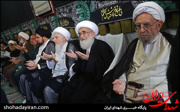 عکس/مجلس ختم سردار همدانی در دفتر آیت الله نوری همدانی