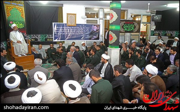 عکس/مجلس ختم سردار همدانی در دفتر آیت الله نوری همدانی