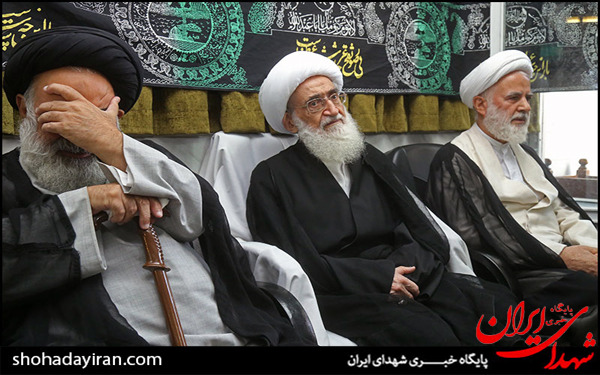 عکس/مجلس ختم سردار همدانی در دفتر آیت الله نوری همدانی