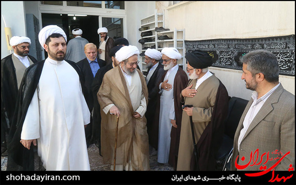 عکس/مجلس ختم سردار همدانی در دفتر آیت الله نوری همدانی