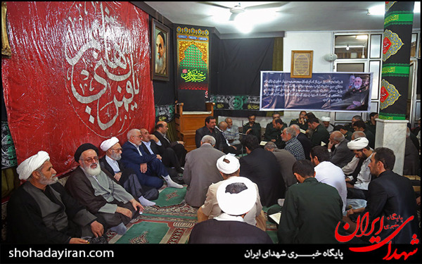 عکس/مجلس ختم سردار همدانی در دفتر آیت الله نوری همدانی