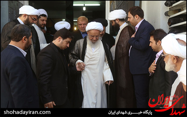 عکس/مجلس ختم سردار همدانی در دفتر آیت الله نوری همدانی