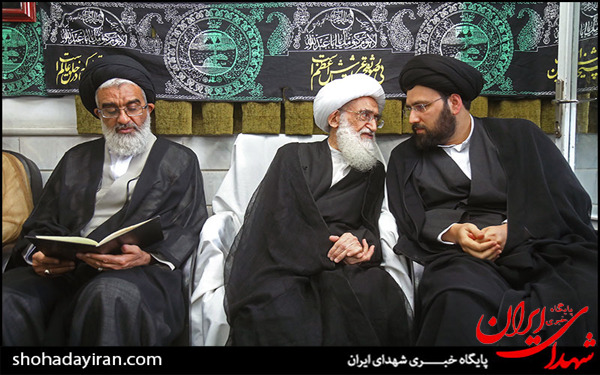 عکس/مجلس ختم سردار همدانی در دفتر آیت الله نوری همدانی
